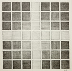 Spiegeling 9 werk op papier 25 x 25 cm (2016)